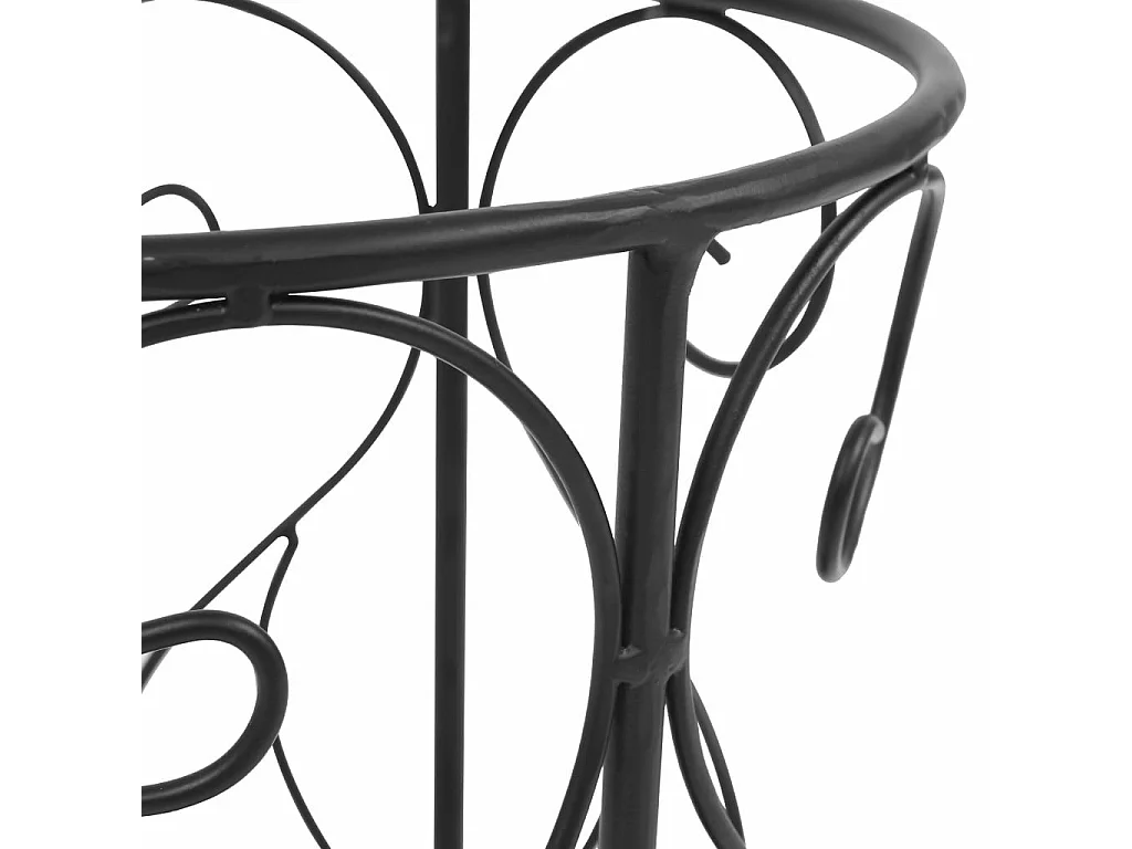 Porte-parapluie Style vintage Métal 26x46 Noir