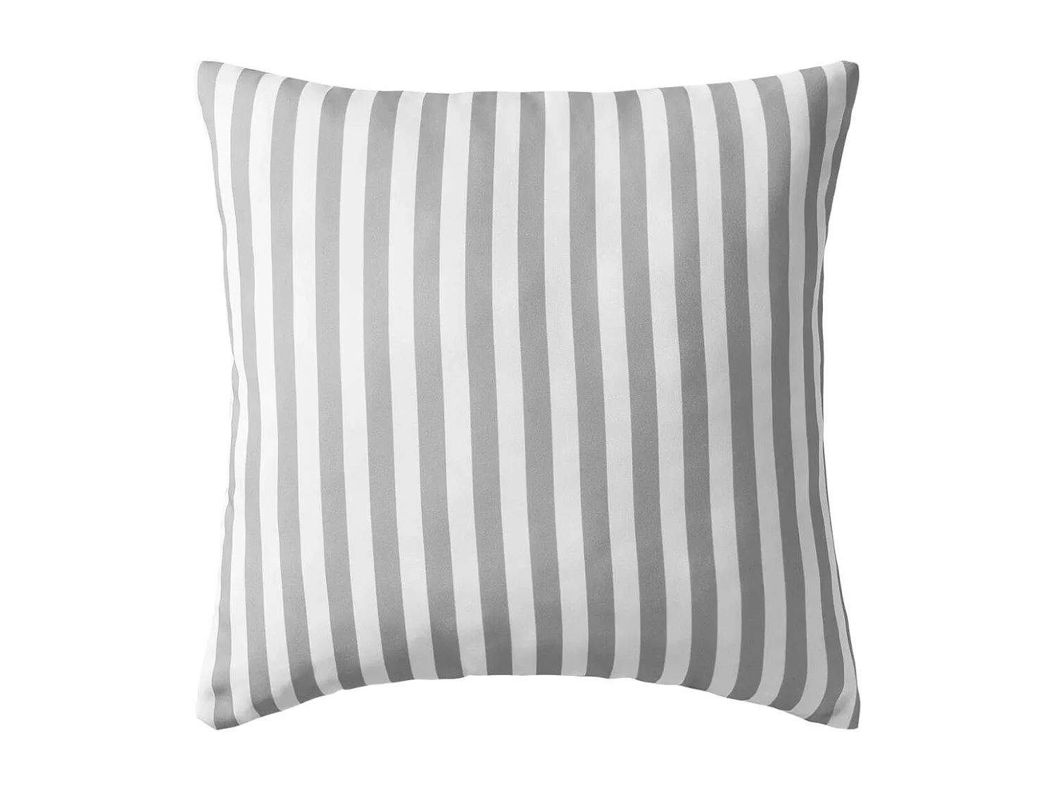 Oreiller d'extérieur 2 pcs Impression rayure 45x45 Gris