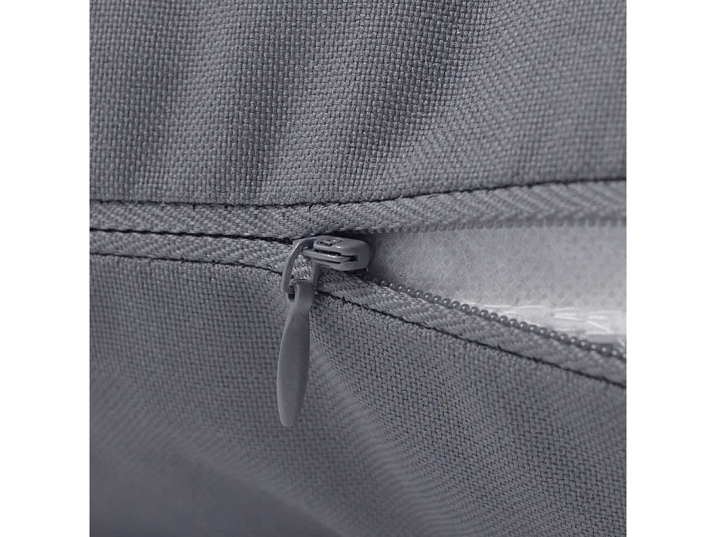 Oreiller d'extérieur 2 pièces 60x40 Gris