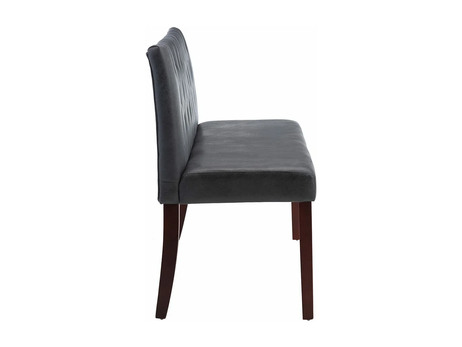 Banc 148,5cm Gris Similicuir daim