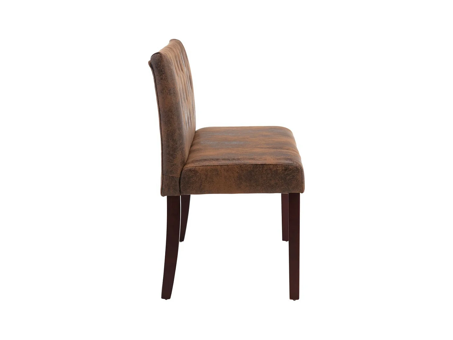 Banc 120cm Marron Similicuir daim