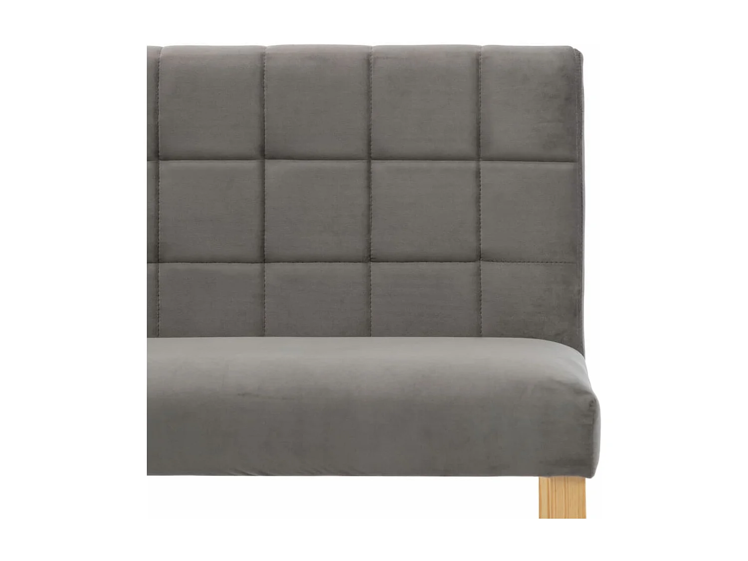 Banc 140cm Gris Tissu