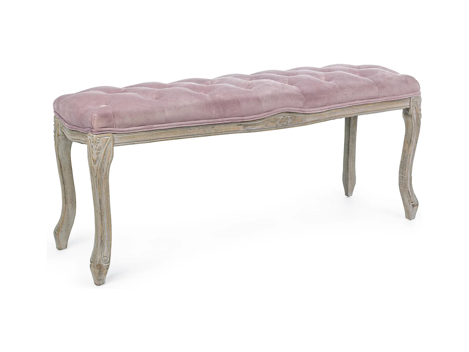 Banc bois de bouleau rose Adda L 110cm