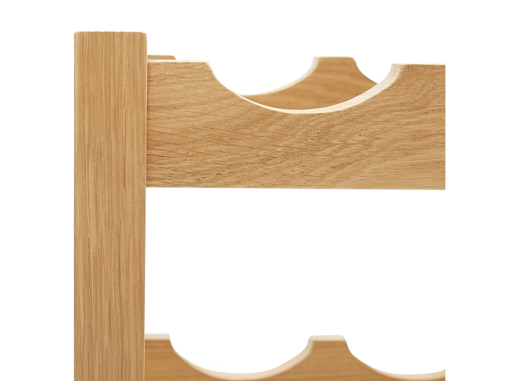 Casier à bouteilles 12 bouteilles 47x21x36 Bois de chêne