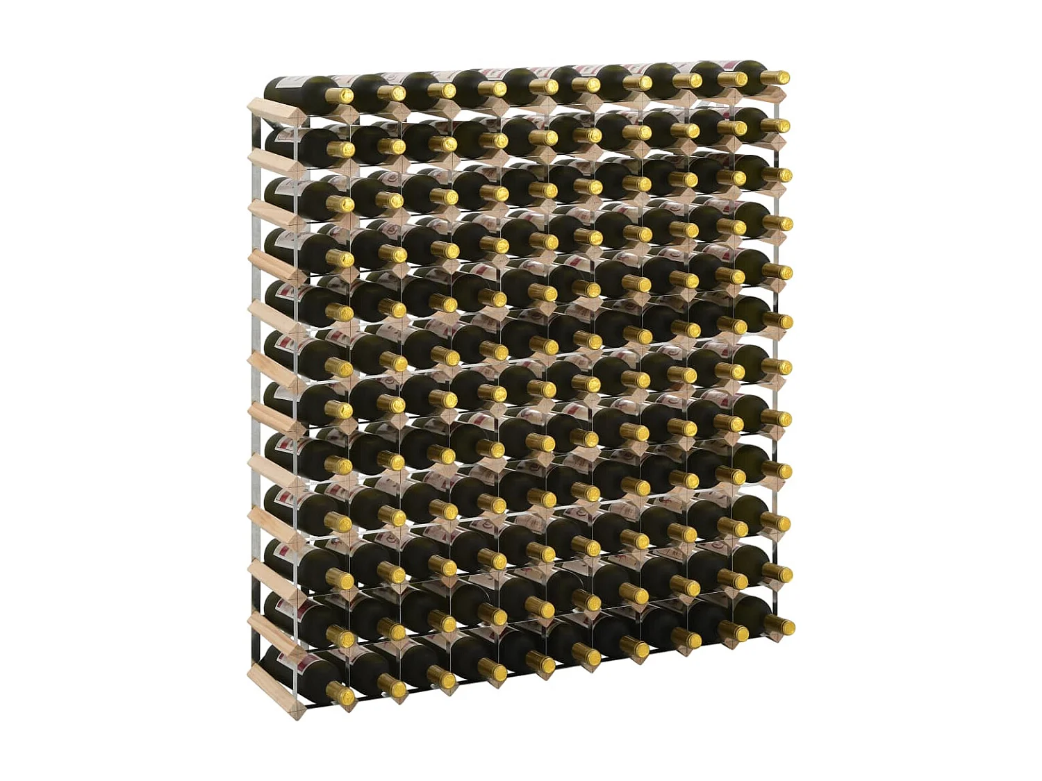 Casier à bouteilles 120 bouteilles Pinède solide