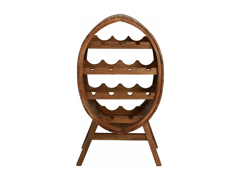 Casier à bouteilles 13 bouteilles Bois d'acacia massif