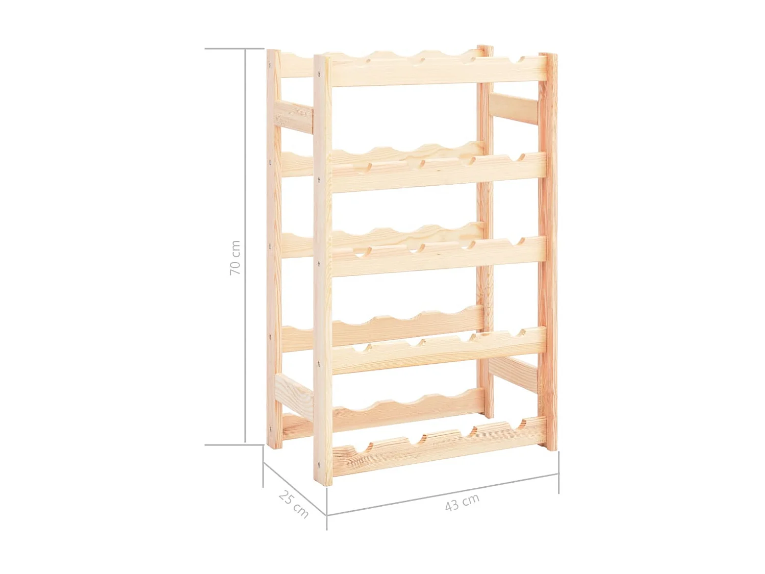 Casier à bouteilles pour 20 bouteilles Pinède