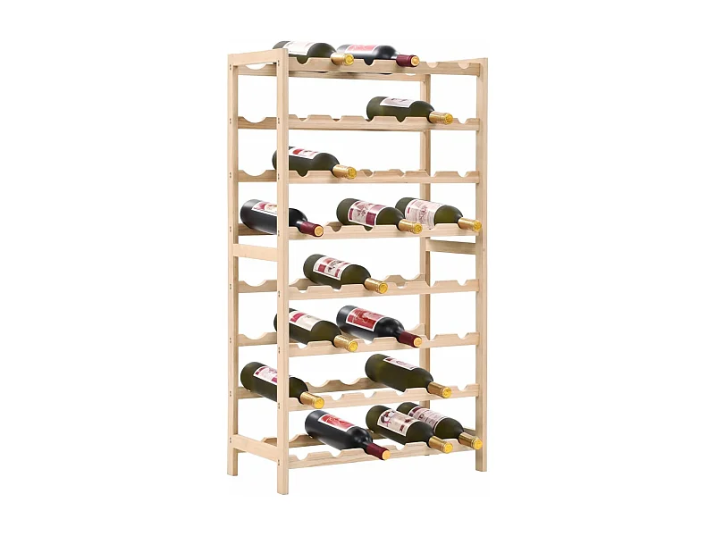 Casier à bouteilles Bois de cèdre 57,5 x 28x102