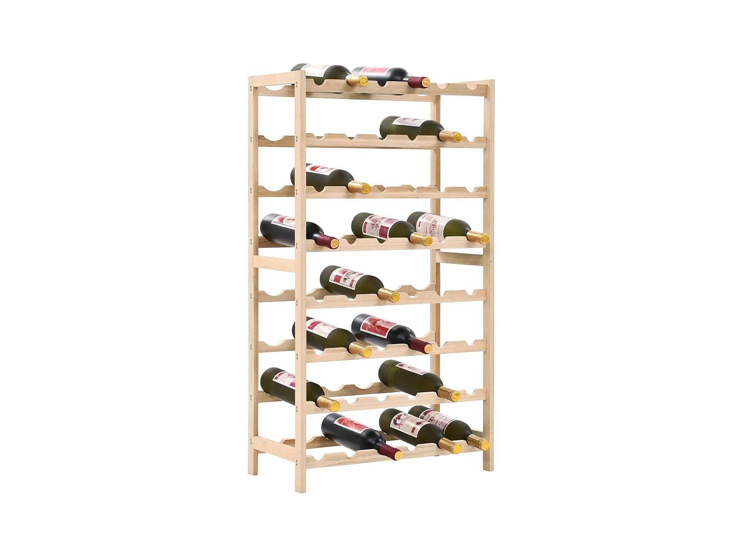 Casier à bouteilles Bois de cèdre 57,5 x 28x102