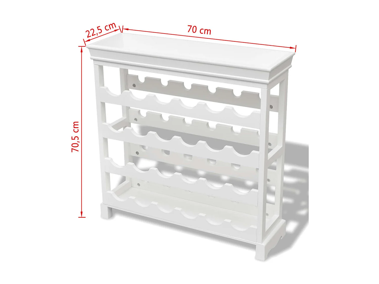 Casier à bouteilles Abreu Blanc