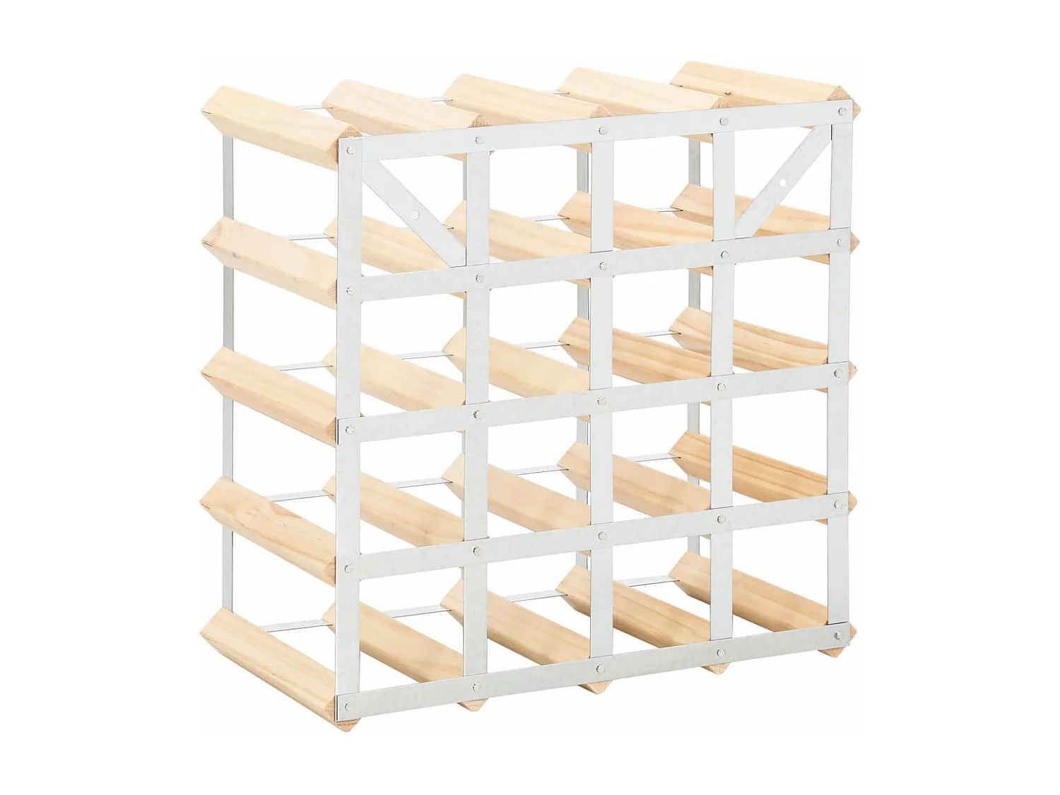 Casier à bouteilles pour 20 bouteilles Pinède solide