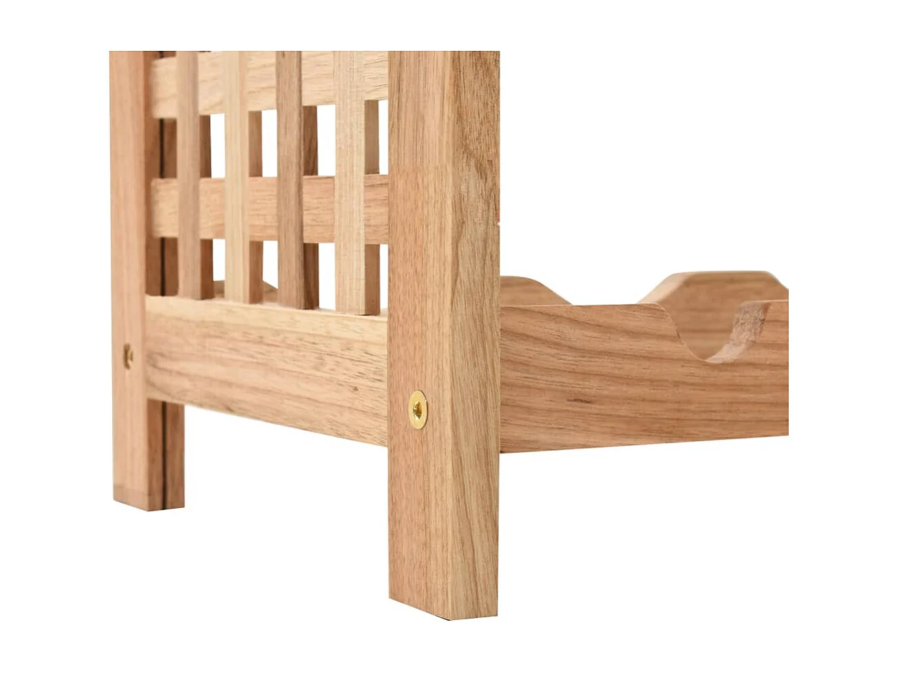 Casier à bouteilles pour 25 bouteilles Bois de noyer 63x25x73