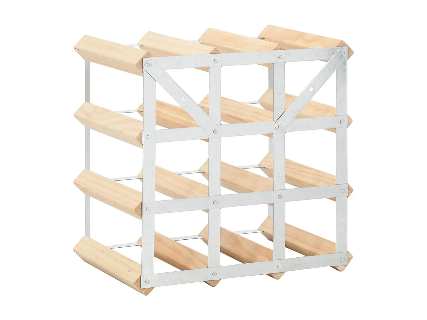 Casier à bouteilles 12 bouteilles Pinède solide