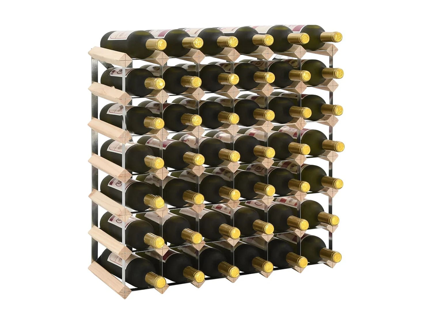 Casier à bouteilles 42 bouteilles Pinède solide