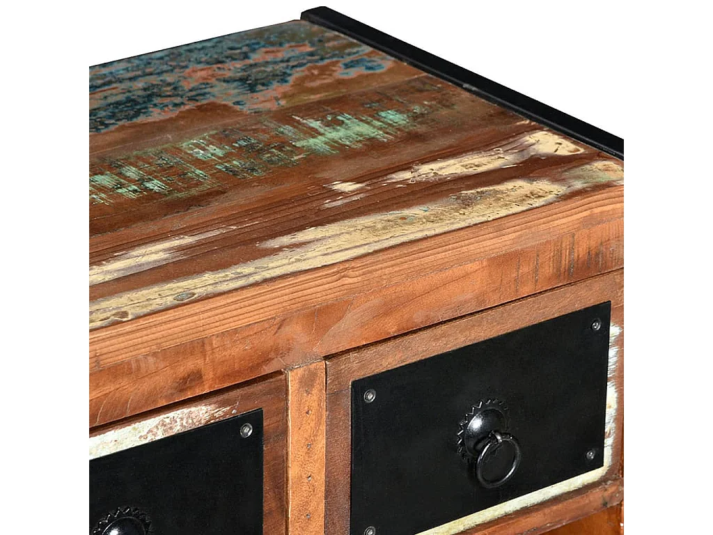 Casier à bouteilles 16 bouteilles Bois massif de récupération