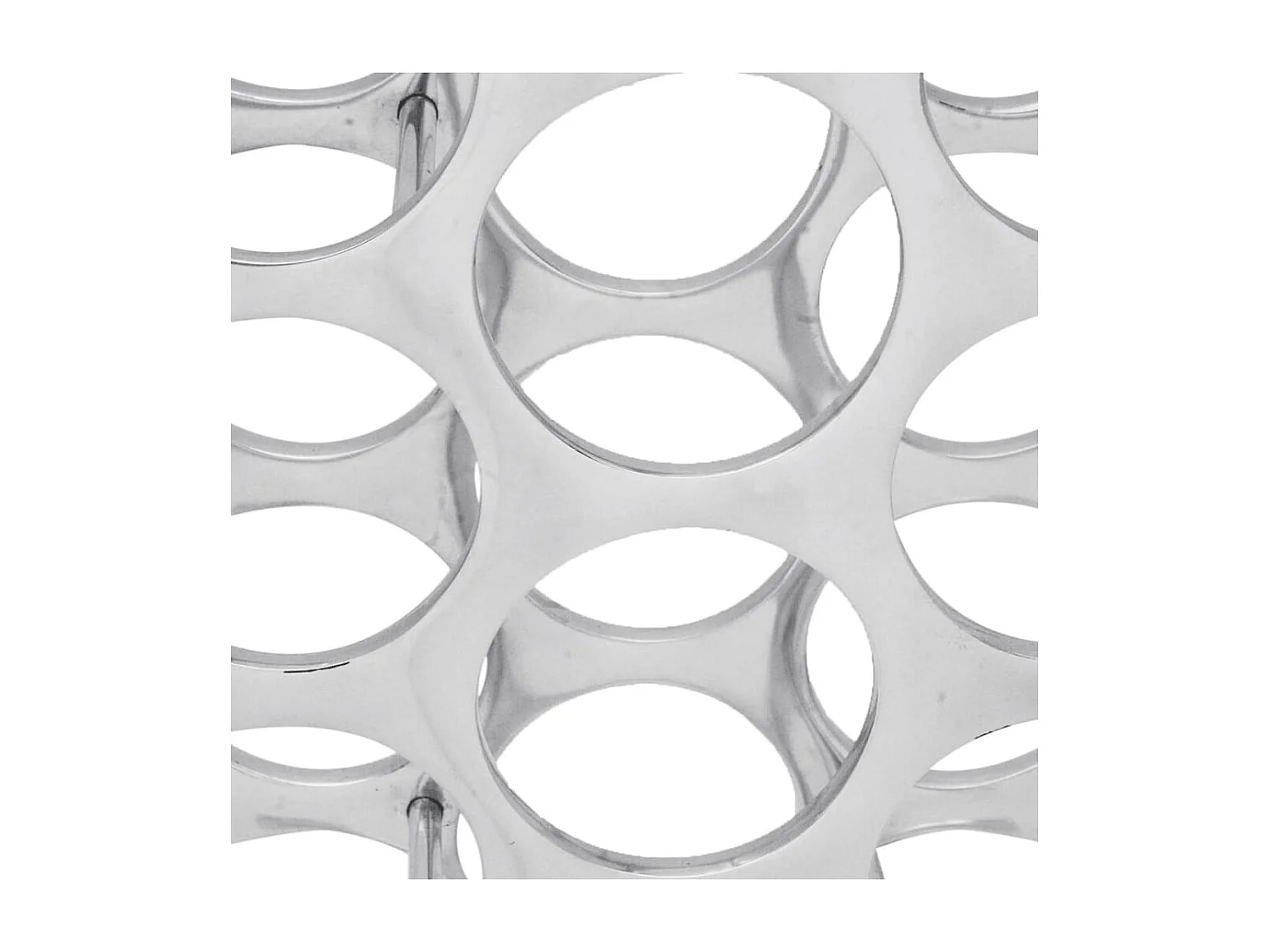 Casier à bouteilles Aluminium Argenté 27 bouteilles