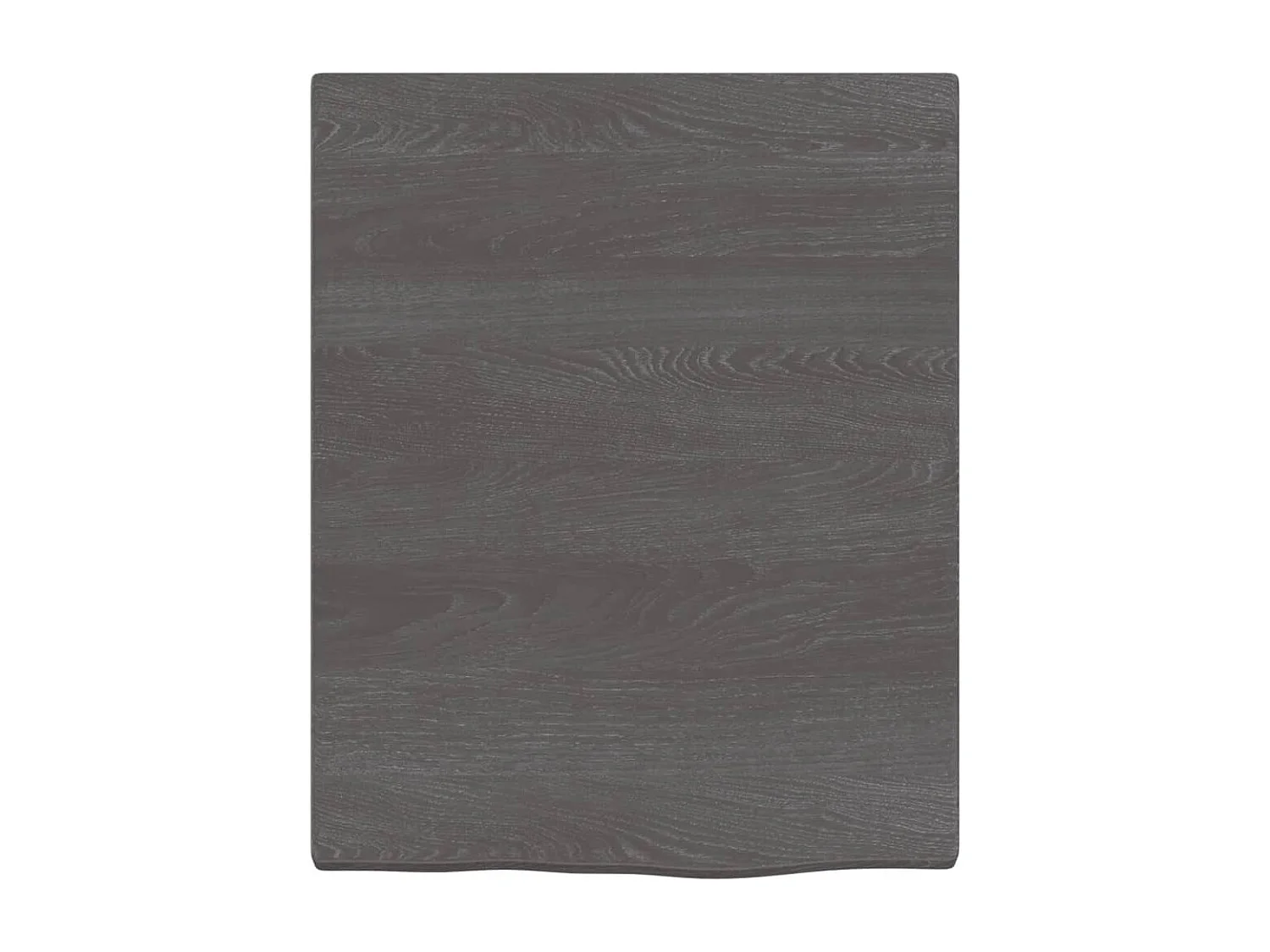 Étagère murale gris foncé 40x50x2 bois chêne massif traité
