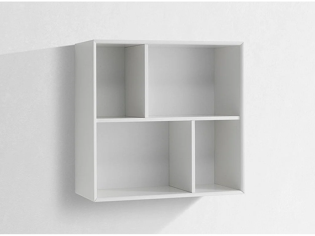 Pecas mat wit gelakte houten wandplank