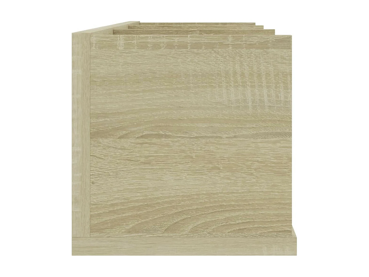 Étagère murale à CD Chêne sonoma 75x18x18