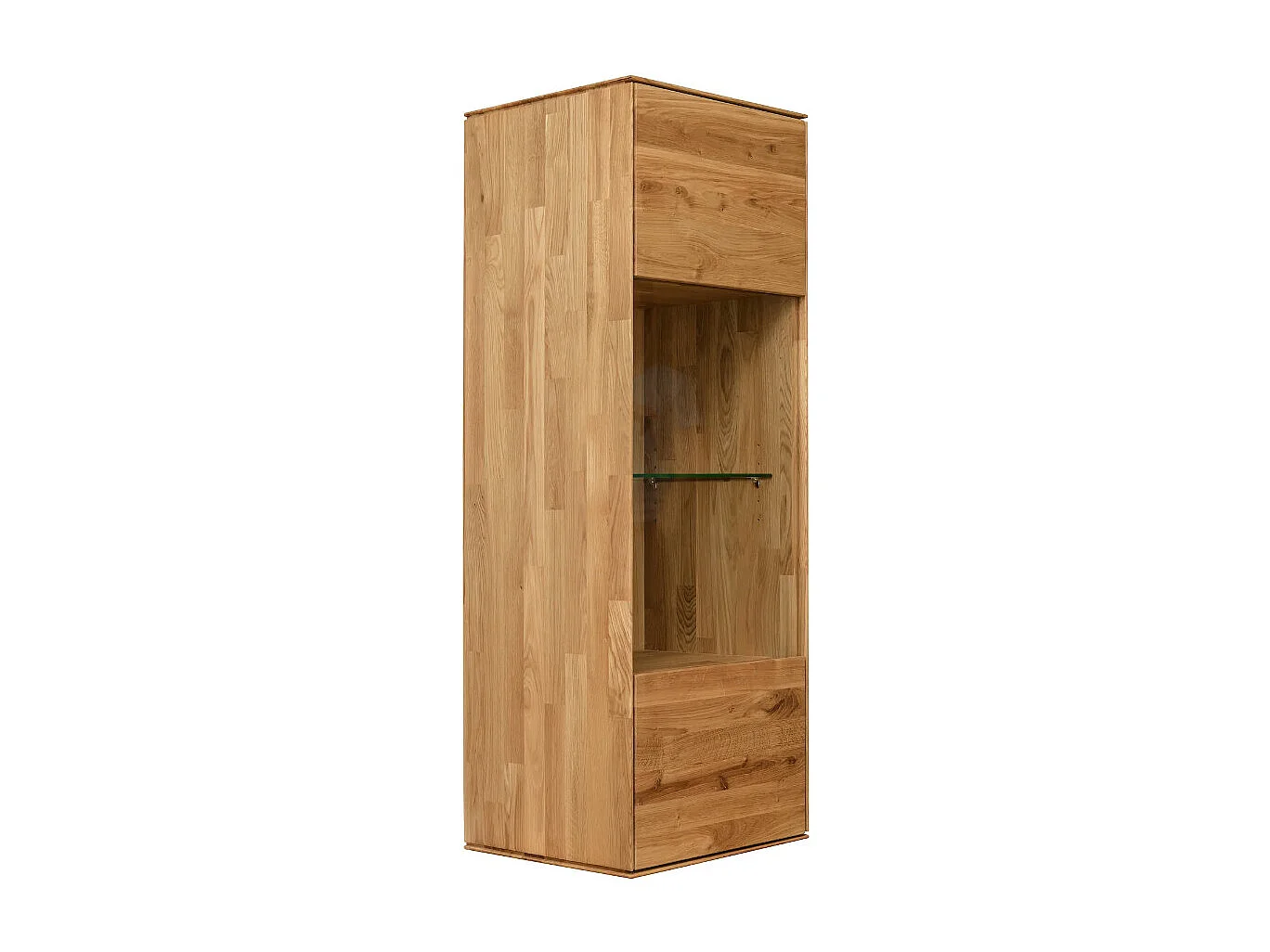 Armoire suspendu en bois de chêne massif Inka 40cm