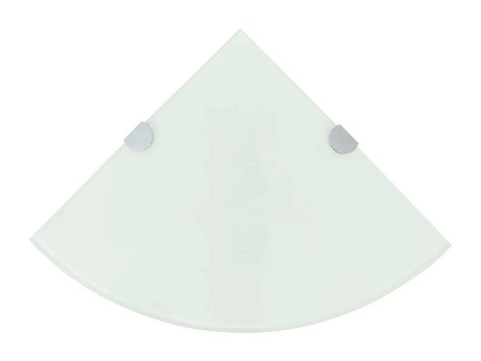 Etagere Angle Salle De Bain Étagère De Coin Avec Supports Chromés Verre Noir 25 X 25 Cm - ETAGERE Etagere D Angle Douche