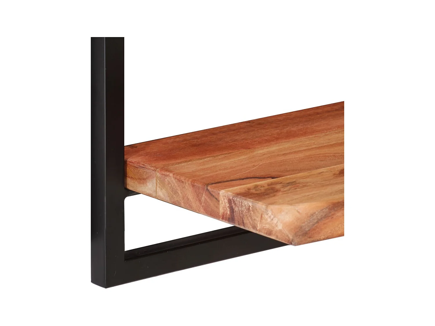 Étagères murales 2 pcs 100x24x35 Bois d'acacia et acier