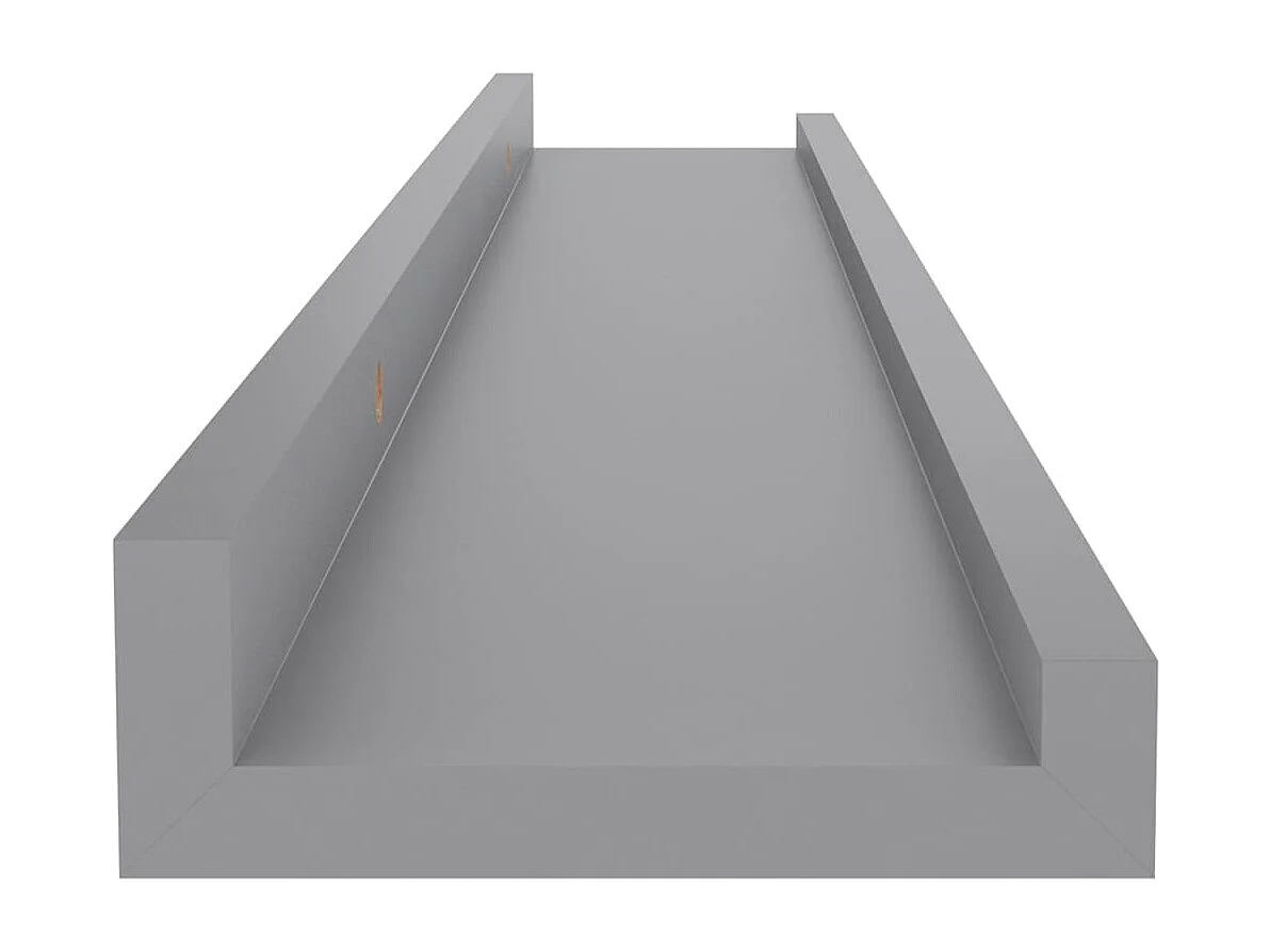 Étagères murales 4 pcs Gris 60x9x3