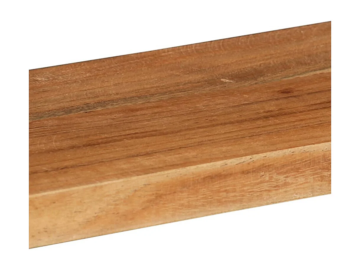 Ensemble d'étagères murales cube 3 pcs Bois d'acacia solide