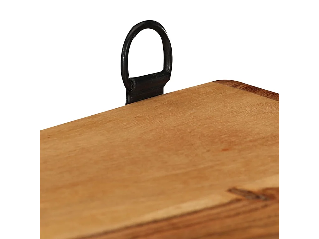 Ensemble d'étagères murales cube 3 pcs Bois d'acacia solide