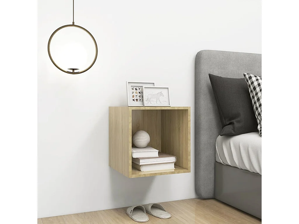 Armoire murale Chêne Sonoma 37x37x37