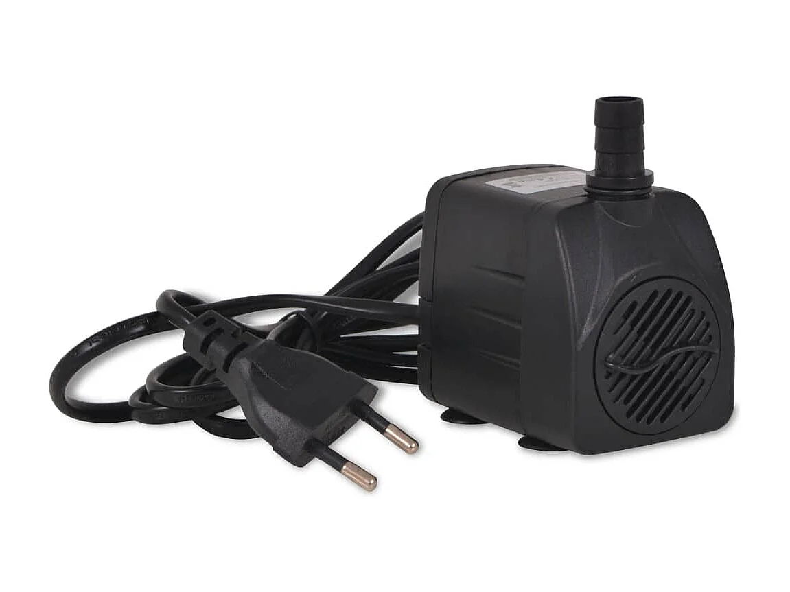 Fuente con grifo y cubos de poliresina