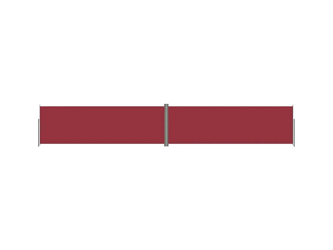 Auvent latéral rétractable Rouge 200x1200