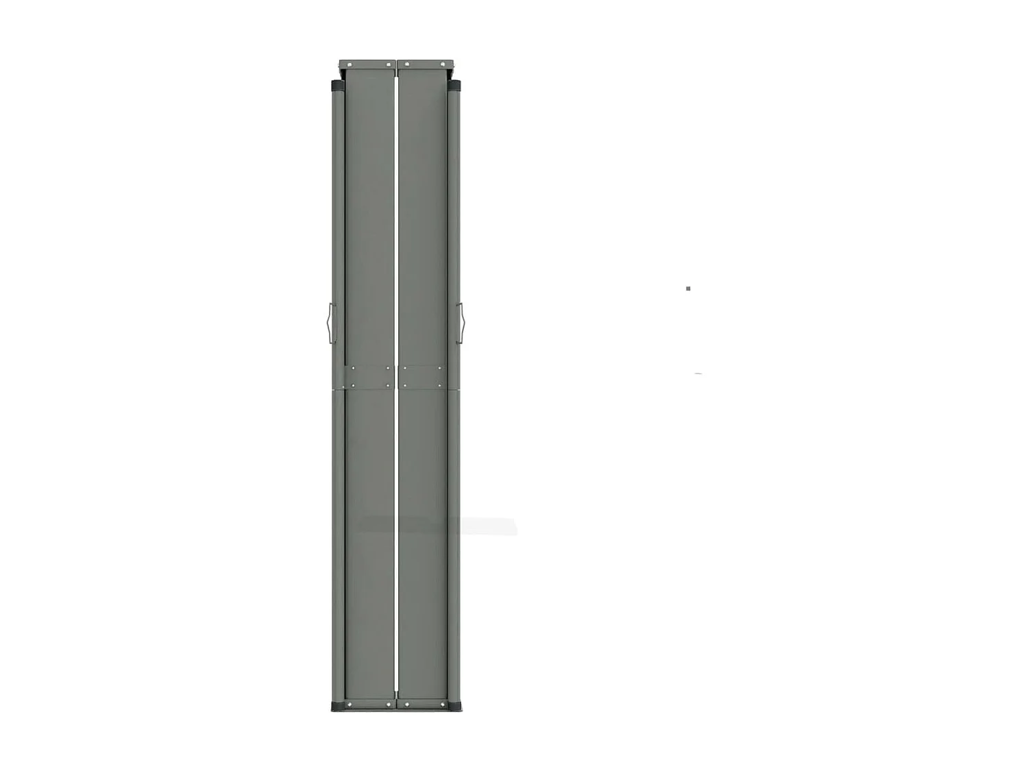 Toldo lateral retráctil negro 180x1200 cm