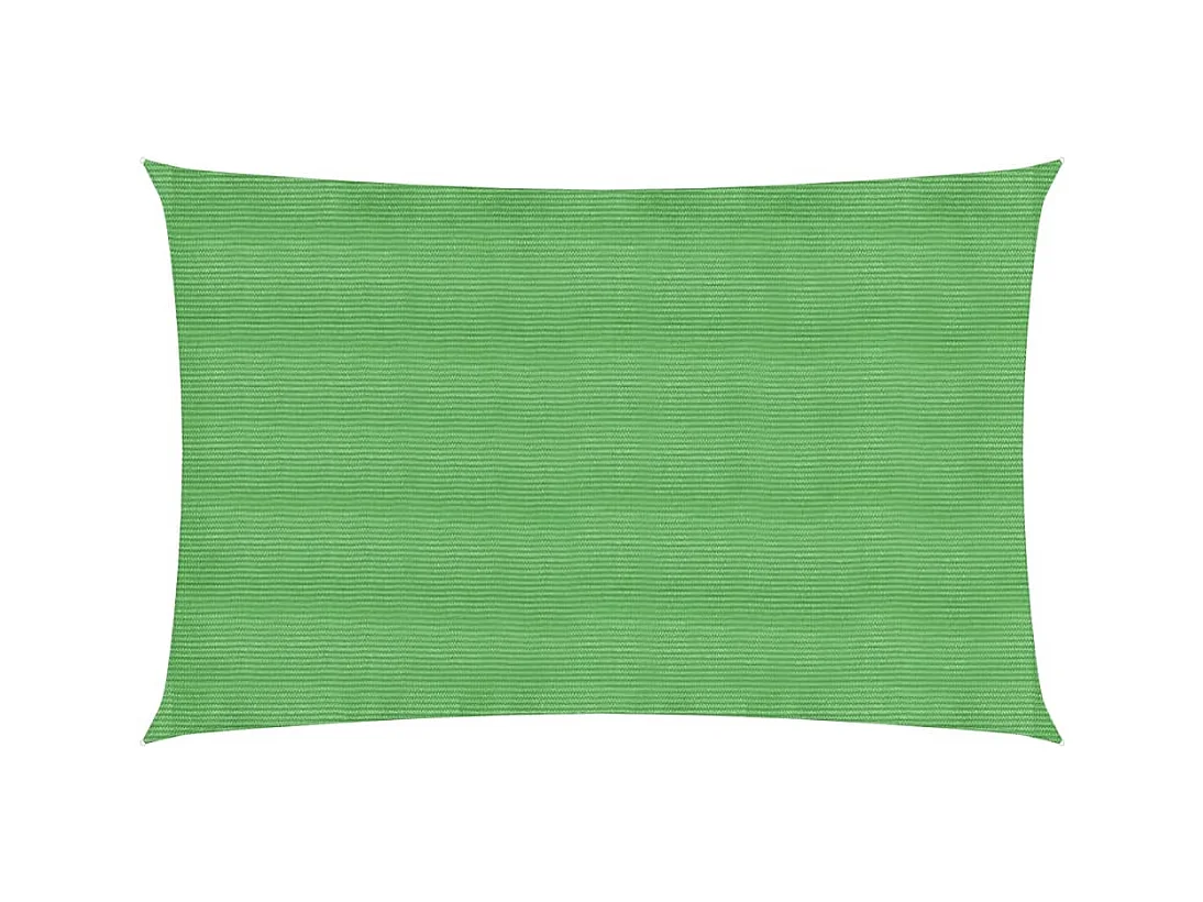 Voile d'ombrage 160 g-m² Vert clair 2x5 m PEHD
