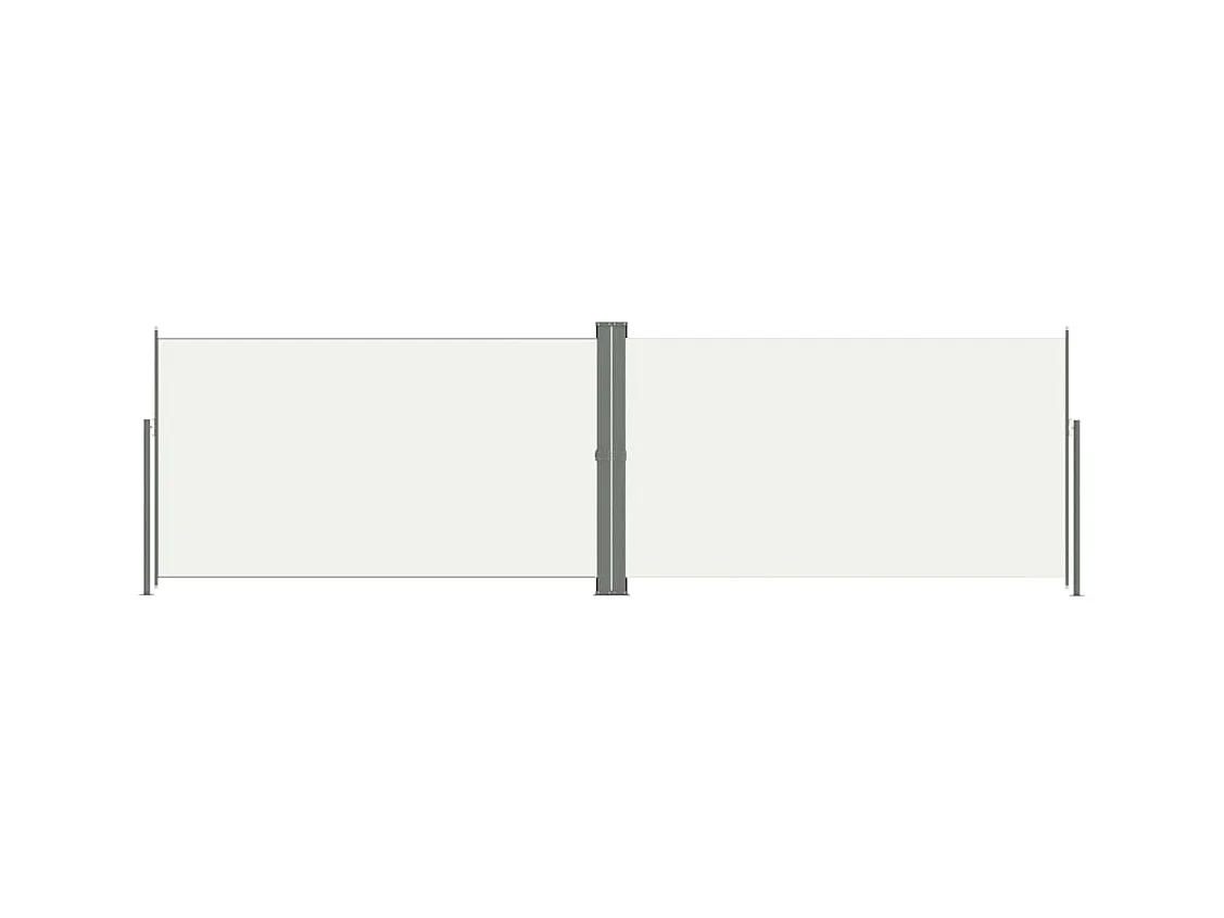 Auvent latéral rétractable Crème 160x600
