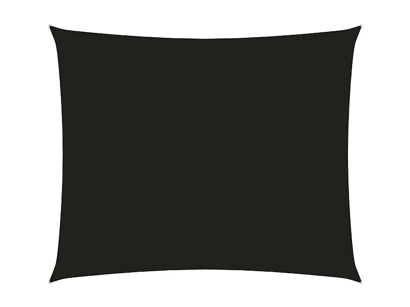 Voile de parasol Tissu Oxford rectangulaire 3,5x4,5 m Noir