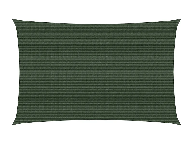Voile d'ombrage 160 g-m² Vert foncé 2x4,5 m PEHD