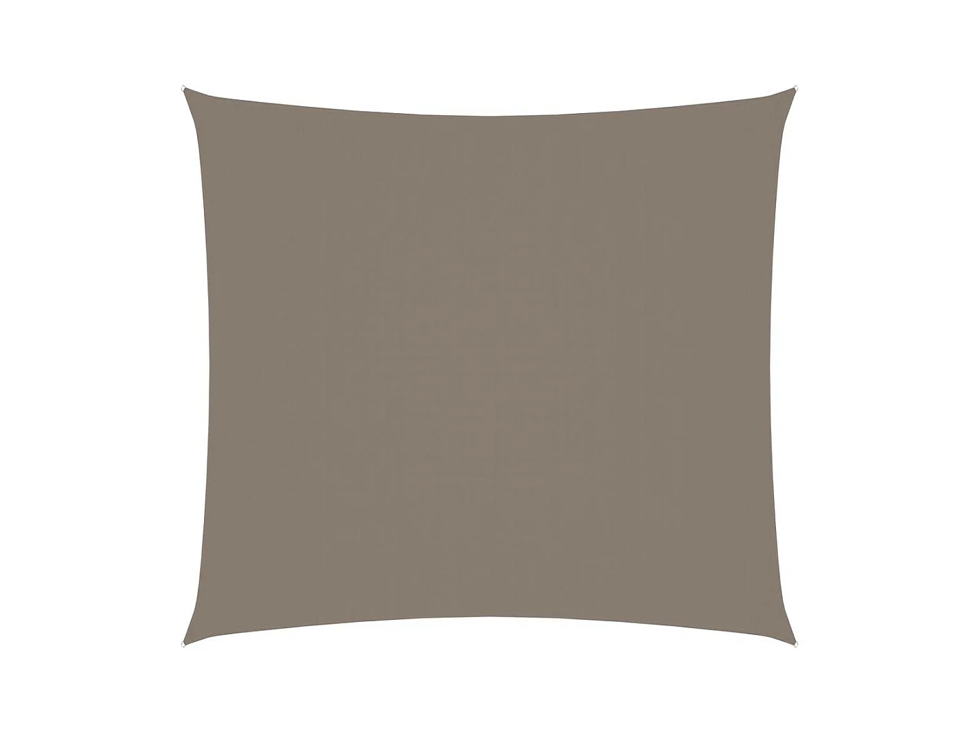 Voile de parasol Tissu Oxford rectangulaire 2x2,5 m Taupe