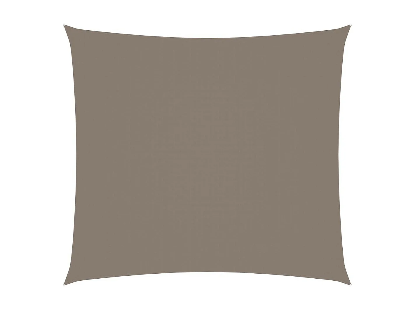 Voile de parasol Tissu Oxford rectangulaire 2x2,5 m Taupe