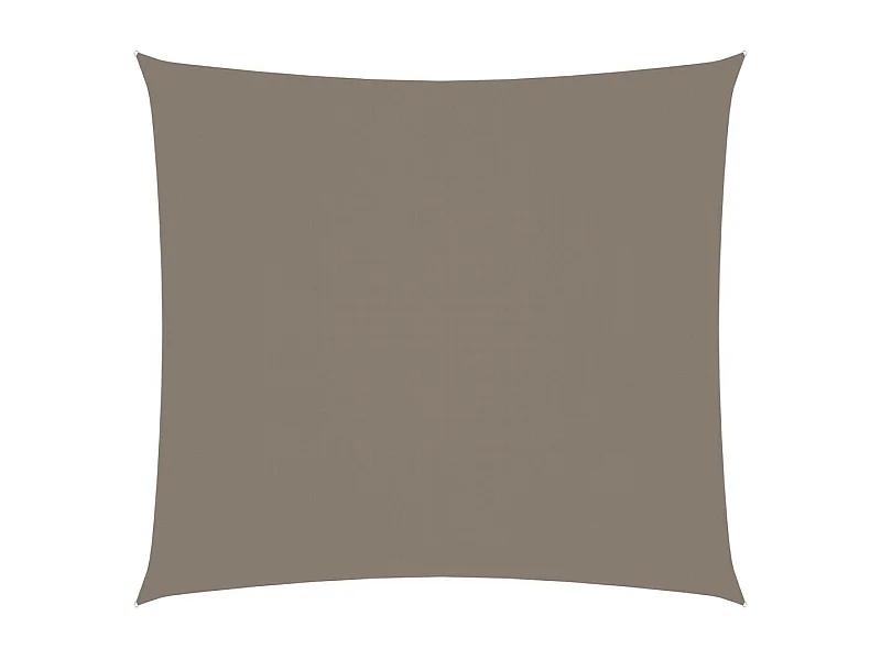Voile de parasol Tissu Oxford rectangulaire 2x2,5 m Taupe