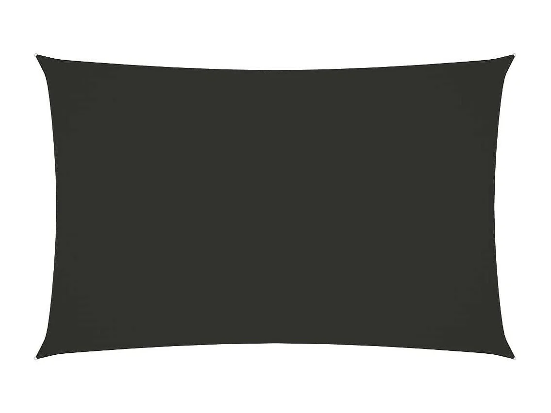 Voile de parasol Tissu Oxford rectangulaire 5x8 m Anthracite