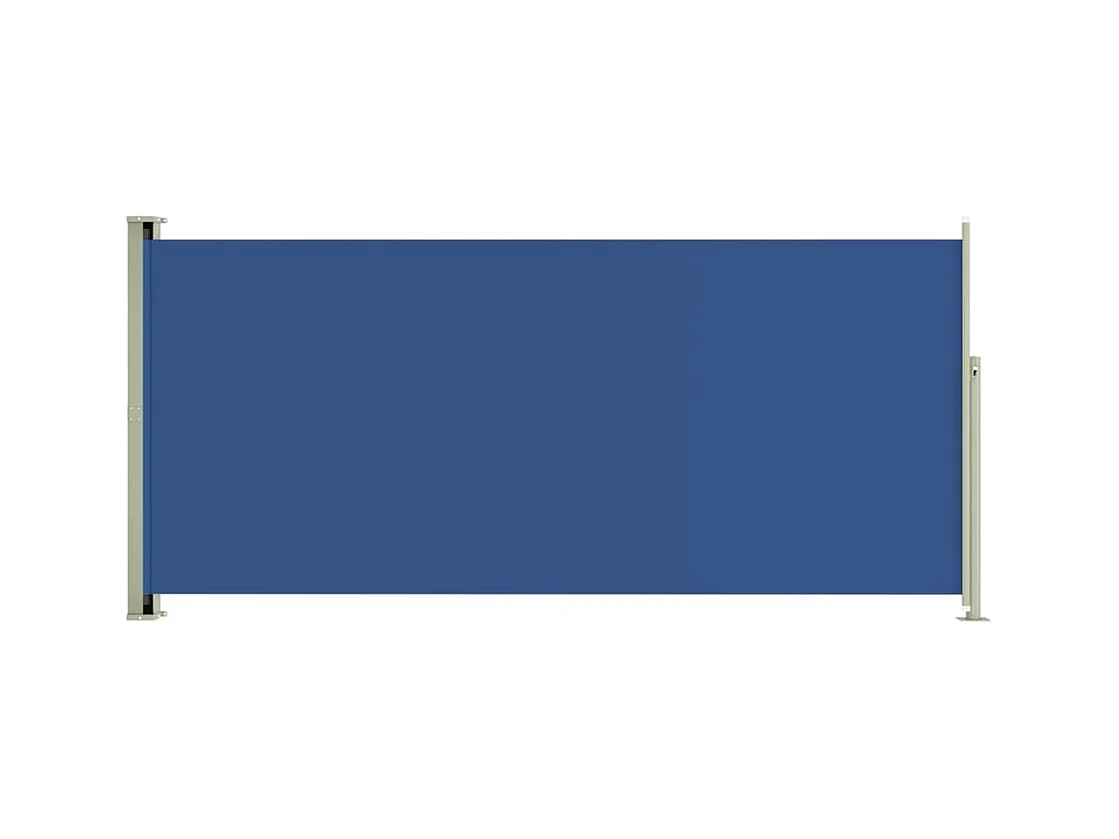 Auvent latéral rétractable de patio 140x300 Bleu