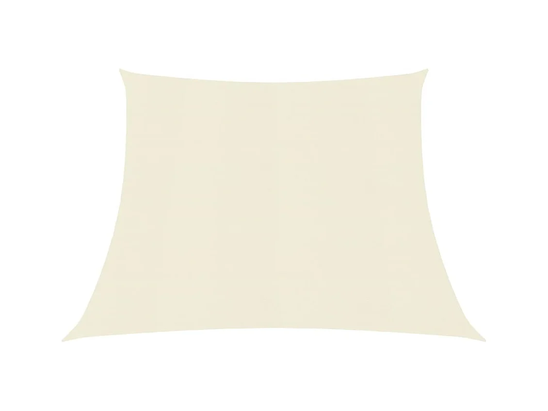 Voile d'ombrage 160 g-m² Crème 3-4x2 m PEHD