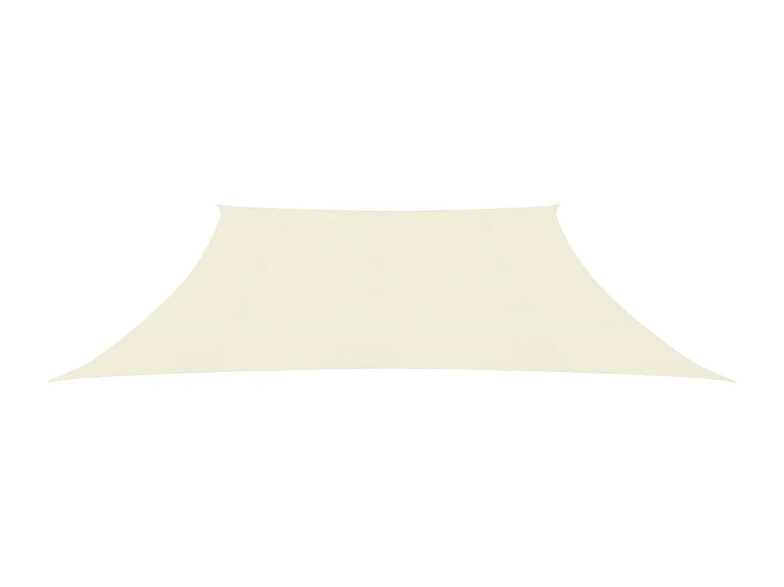 Voile d'ombrage 160 g-m² Crème 3-4x2 m PEHD