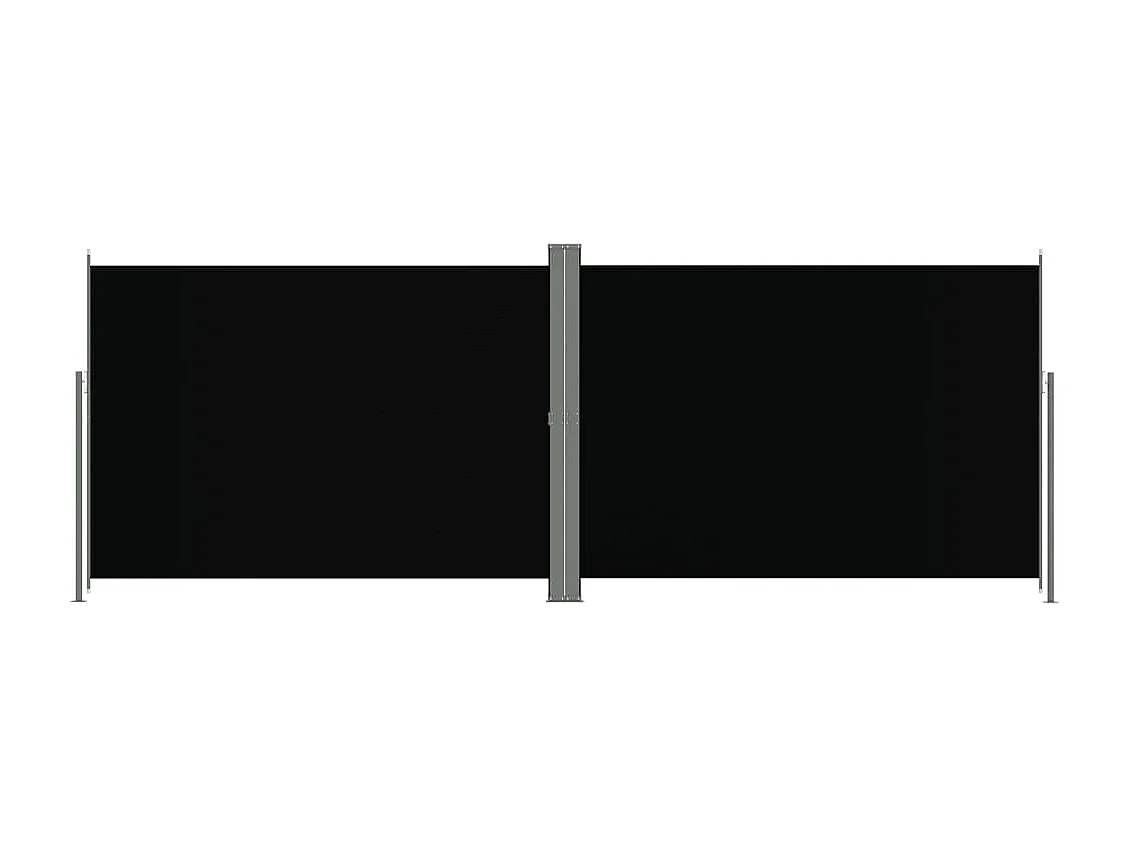 Auvent latéral rétractable Noir 220x600