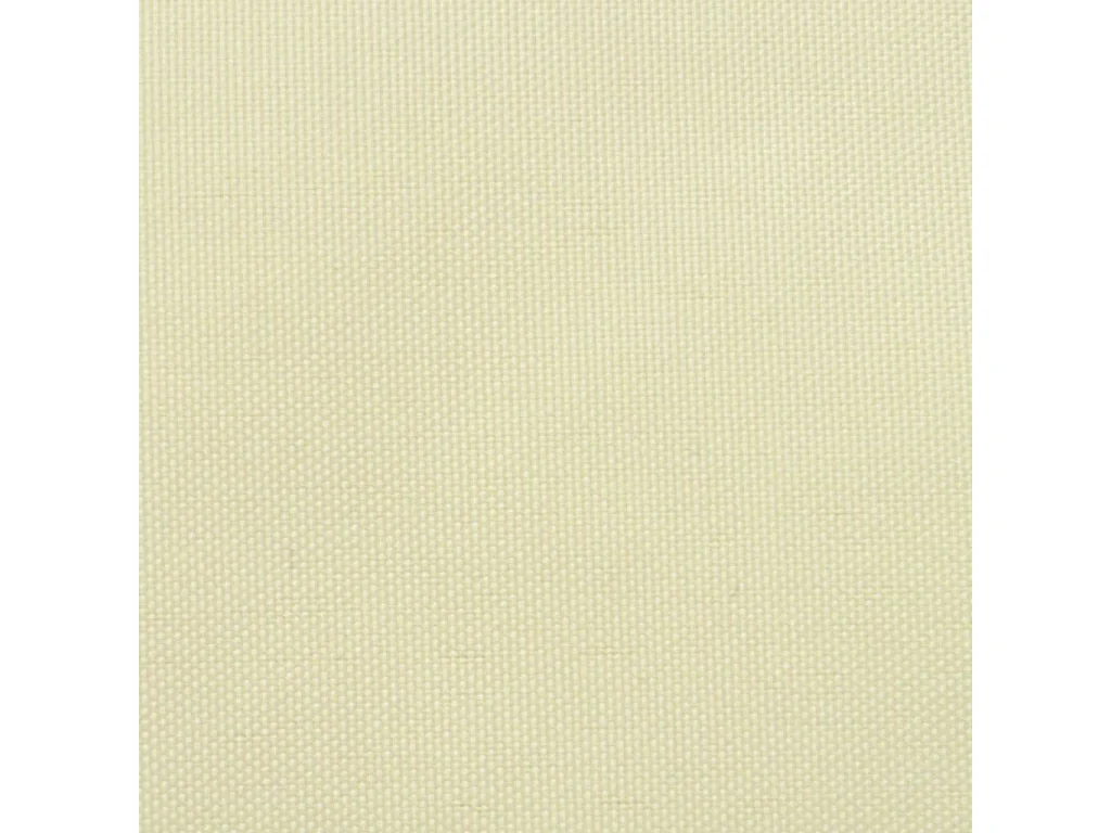 Voile de parasol Tissu Oxford Carré 2 x 2 m Crème