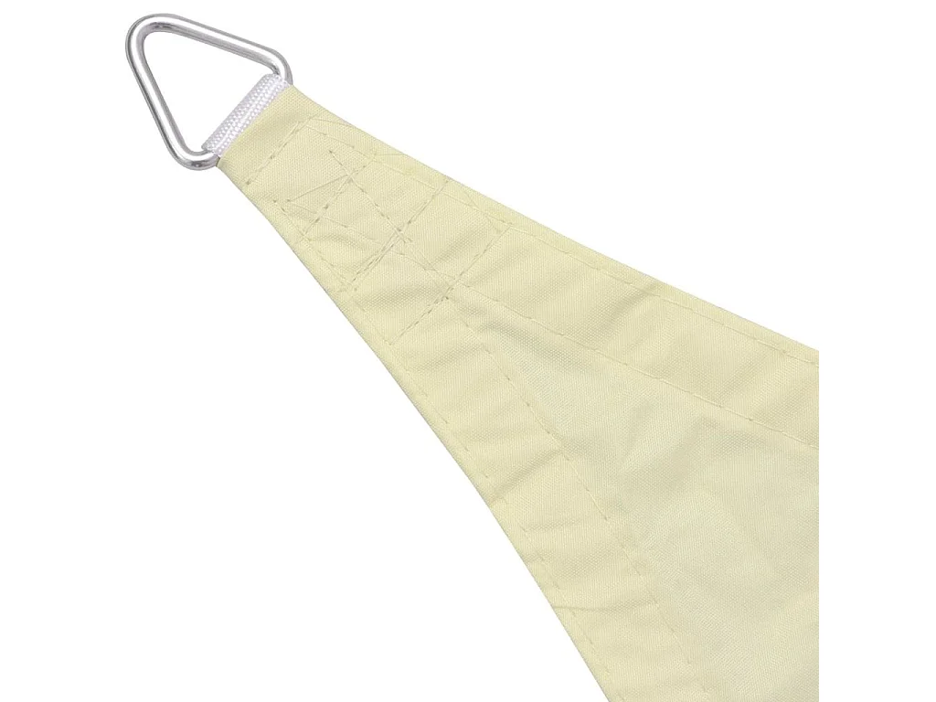 Voile de parasol Tissu Oxford Carré 2 x 2 m Crème