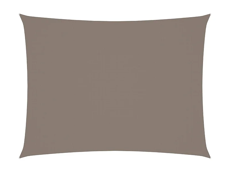 Voile de parasol Tissu Oxford rectangulaire 2,5x3,5 m Taupe