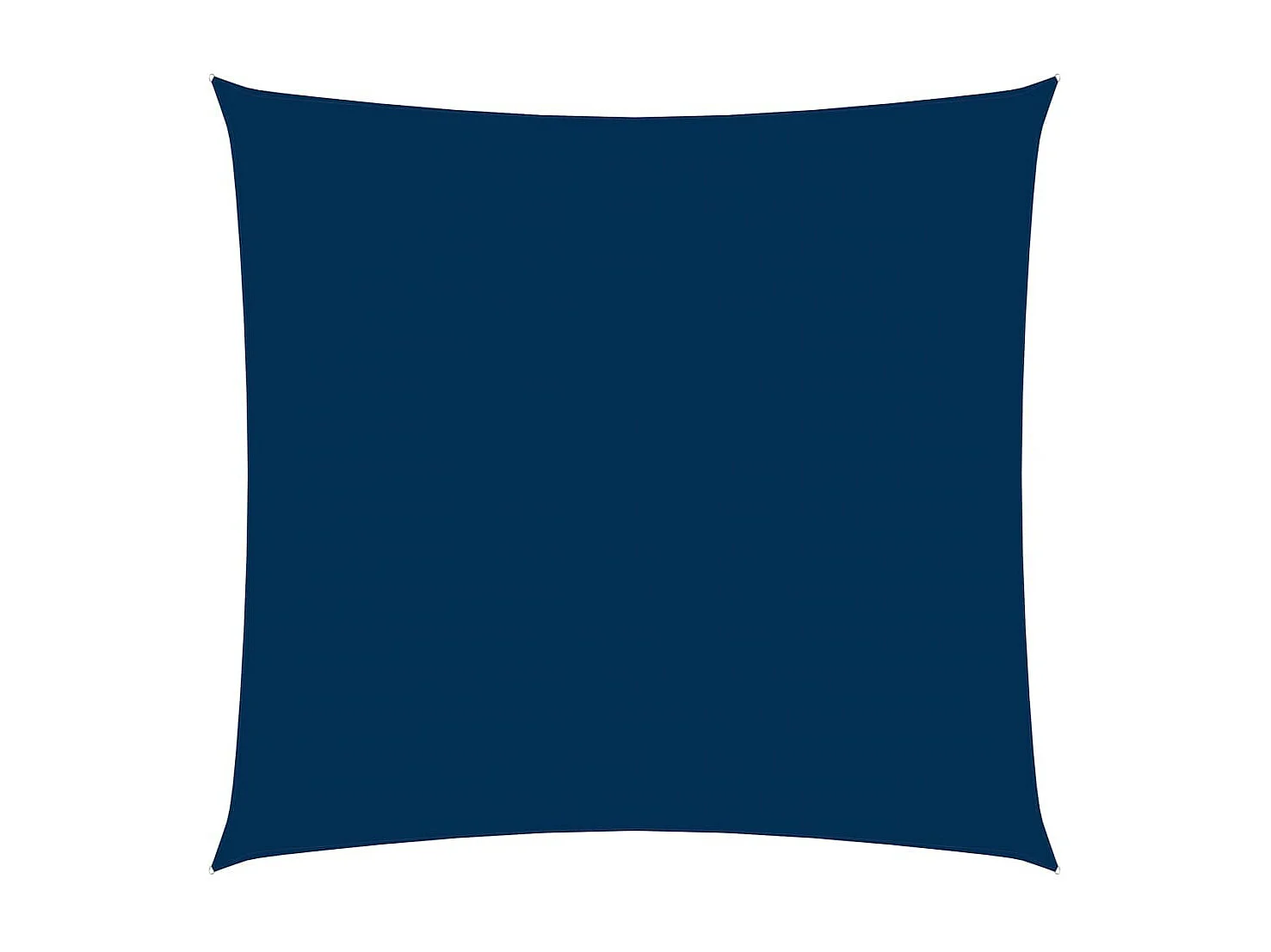 Voile de parasol Tissu Oxford carré 3x3 m Bleu