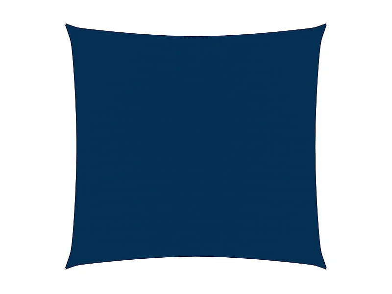 Voile de parasol Tissu Oxford carré 3x3 m Bleu